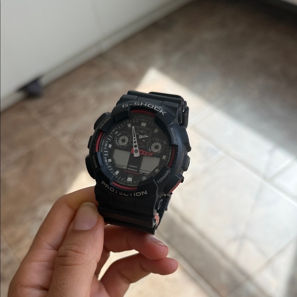 G-Shock Black with Red Accents Watch - Picture 1 of 5